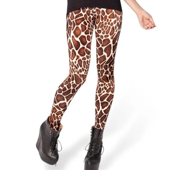 Blackmilk Giraffe Print Leggings, XS - Picture 3 of 8
